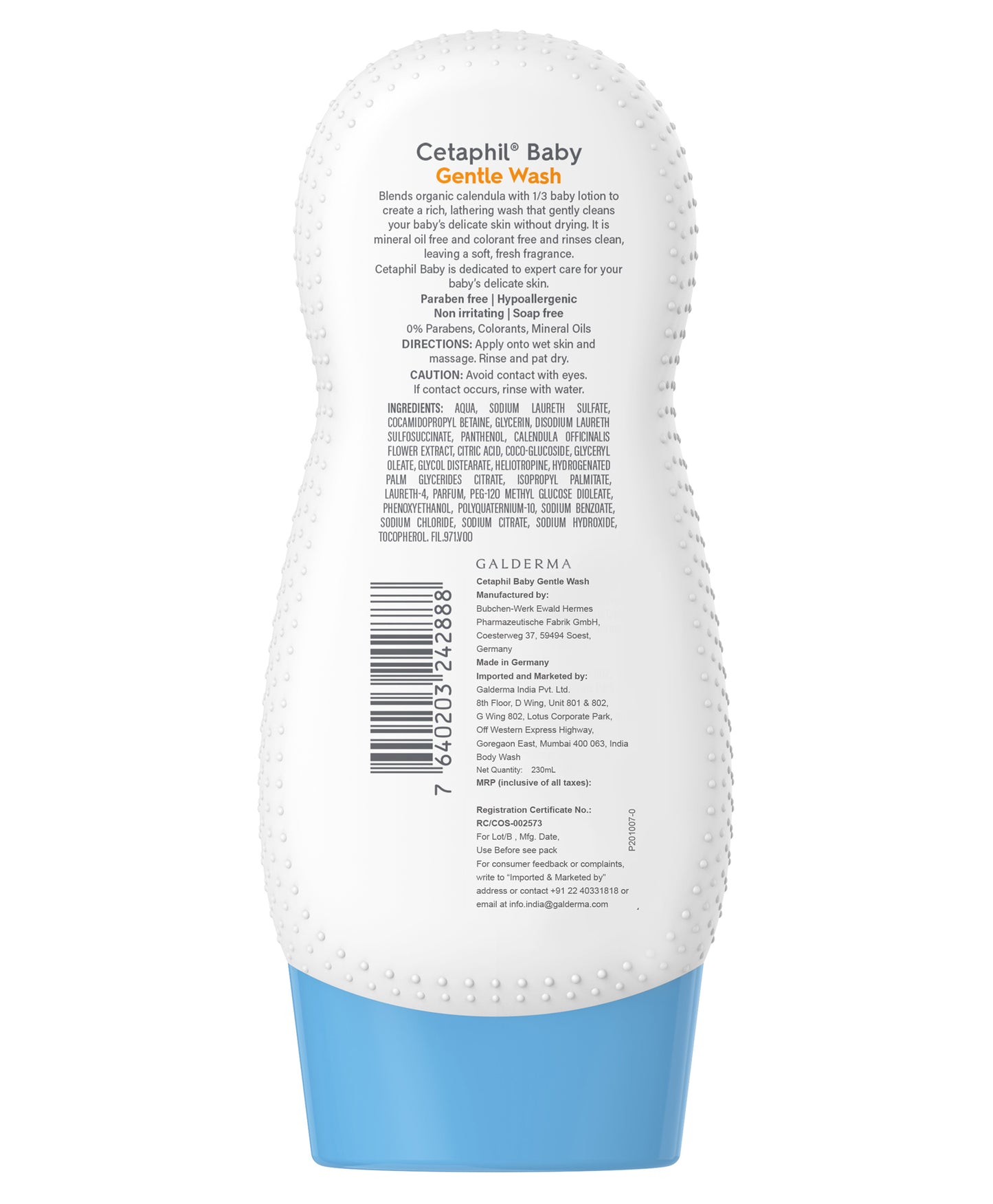 Cetaphil Baby Gentle Wash With Calendula- 230 ml