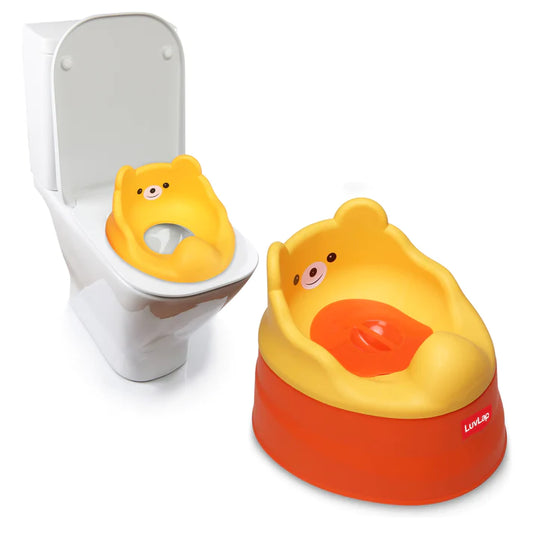 LuvLap Baby Potty Training seat - Orange & yellow