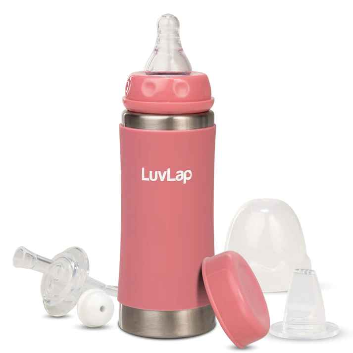 4 in 1 Steel Sipper Pink
