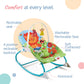LuvLap Happy Jungle Newborn to Toddler Portable Rocker Cum Bouncer, Multicolor, Lion