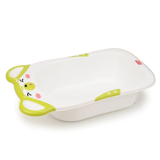LuvLap Bubble Baby Bath tub with Soft Curved Edges, 6 m+, Ergonomic & Spacious, Durable Material (Green)