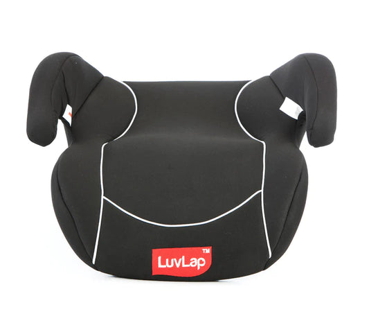 LuvLap  Baby Backless Booster Car seat - Black ( For Kids from 6 years - 12 years)