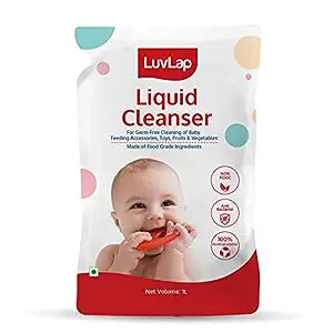 LuvLap Liquid Cleanser 1000ml for Feeding Bottles, Baby Accessories & Vegetables - 18180