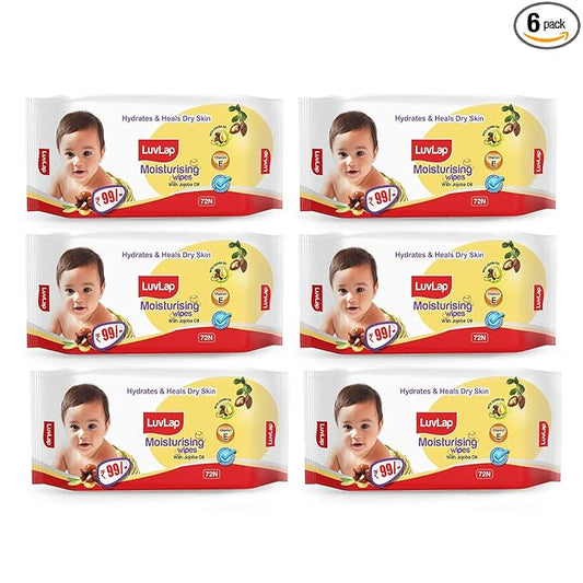 LL Baby Wipes Sensitive 72's - Pack of 6