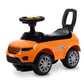 LuvLap Starlight Ride on & Car for kids with Music & Horn steering, Push Car for baby with Backrest, Safety guard, Under Seat Storage & Big Wheels, Ride on for kids 1 to 3 years upto 25 Kgs (Orange)