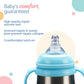 LuvLap steel Feeding bottle, made of high quality SS304 steel, Rust free stainless steel, ergonomic handle, BPA Free, Odour free, nipple has anti colic venting system, Blue, 3M+, 240 ml