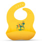 LuvLap Silicone Baby Bib for Feeding & Weaning babies & Toddlers, Waterproof (Yellow)