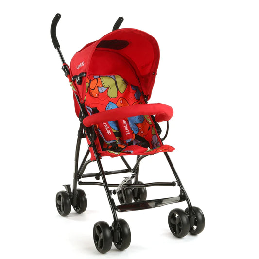 LuvLap Tutti Frutti Baby Stroller Buggy - Red