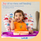 LuvLap Silicone Baby Bib for Feeding & Weaning babies & Toddlers, Waterproof (Orange)