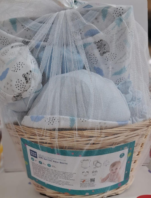 Mee Mee Soft Cotton New Born Baby Gift Set Pack Off 10