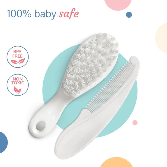 LuvLap Elegant Baby Comb Brush Set