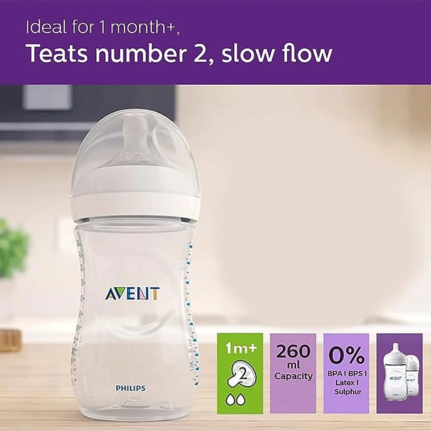 Avent Anti-Colic Bottle With Air-Free Vent